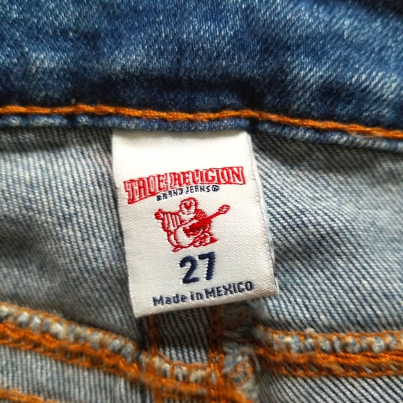 TRUE RELIGION Denim Skinny Size 27 - Picture 8 of 9